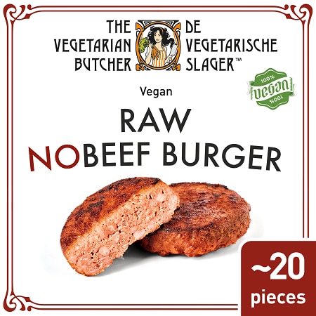 The Vegetarian Butcher Raw NoBeef Burger 2,26 kg